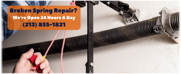 Broken Garage Door Spring Repair Los Angeles CA